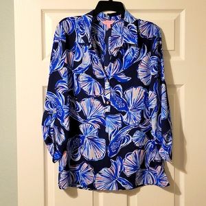 Lilly Pulitzer Everglades Top Reel Life Size Large